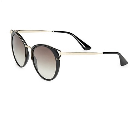 Prada women 54MM Cutout Cat Eye Sunglasses - Picture 2 of 3